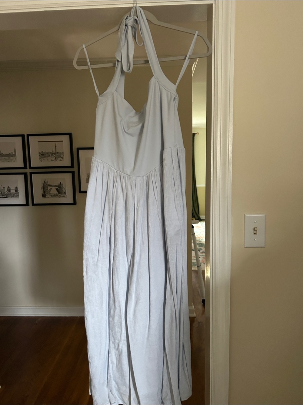 aerie Light Blue Maxi Sundress